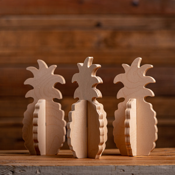 Slotted Pineapples - Set of 3