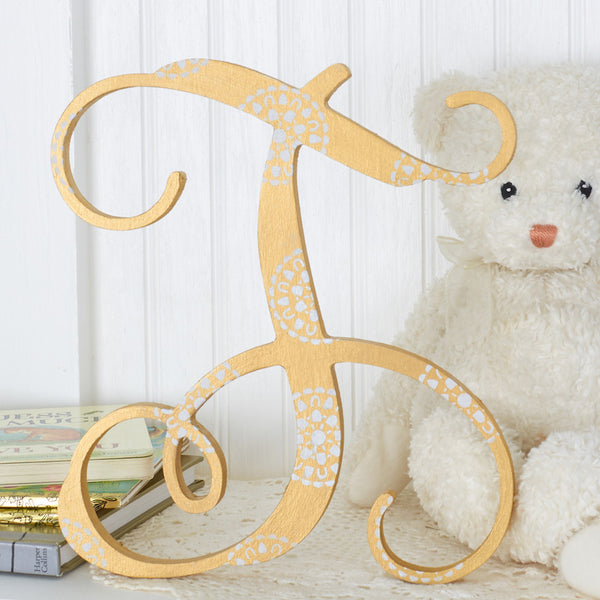 Vine Wood Letters - 19.5" Tall