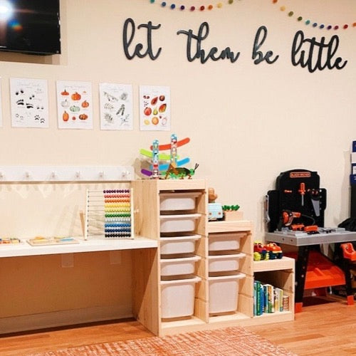 Words on Walls "Let Them Be Little"