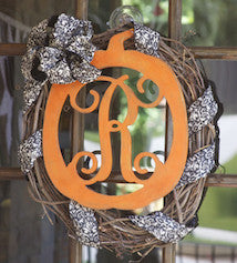 Pumpkin Vine Monogram