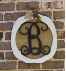 Pumpkin Vine Monogram